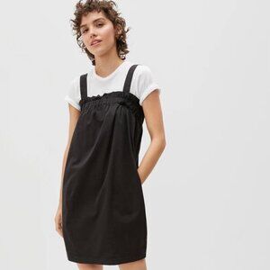 Everlane cotton paper bag dress